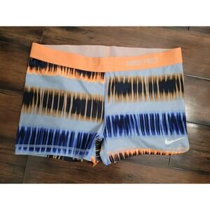 Nike Pro Dri Fit Compression Shorts 3" Womens XLarge Multicolor